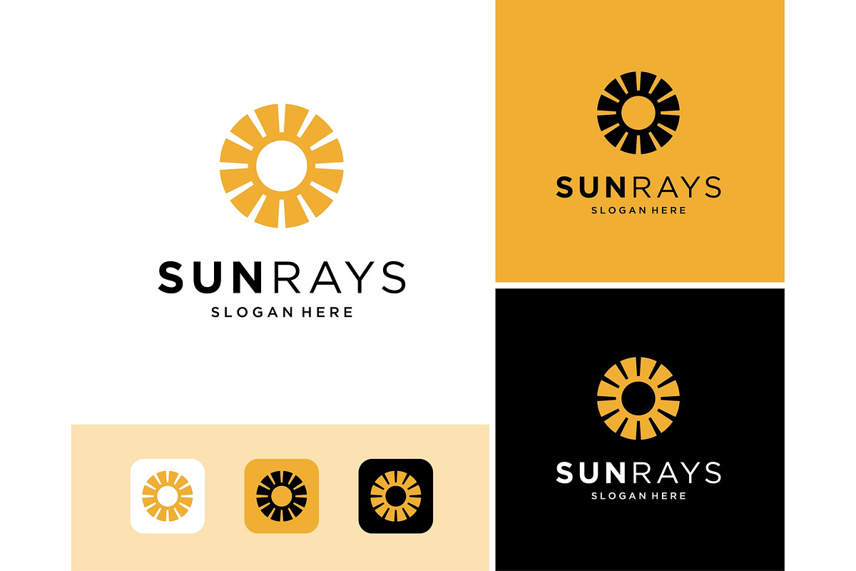 Sun Shine Circle Logo, a Branding & Logo Template by ika trisiana (Photo 1 of 2)