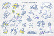 Summer Mediterranean, an Object Graphic by Watercolor dreams (Thumbnail 2 of 13)