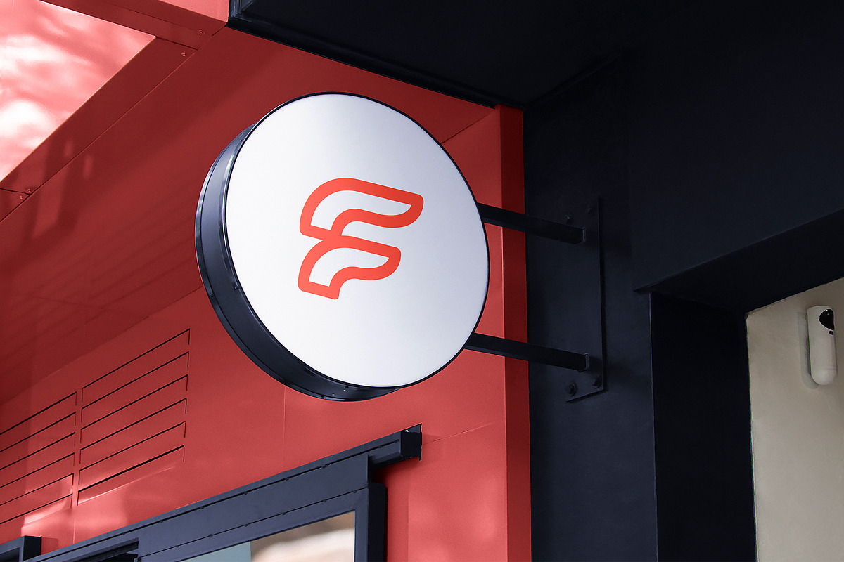 Logo Mockup Store Sport Sign, an Advertising Mockup by Asylab (Photo 3 of 5)