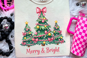 Merry and Bright Png, an Illustration by Designworld
