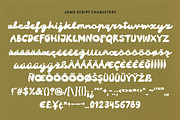 JOMO Carefree Detox Vibe Script, a Script Font by Struvictory.art (Thumbnail 4 of 8)