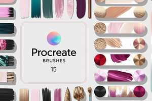 15 In 1 Procreate Brushes Bundle