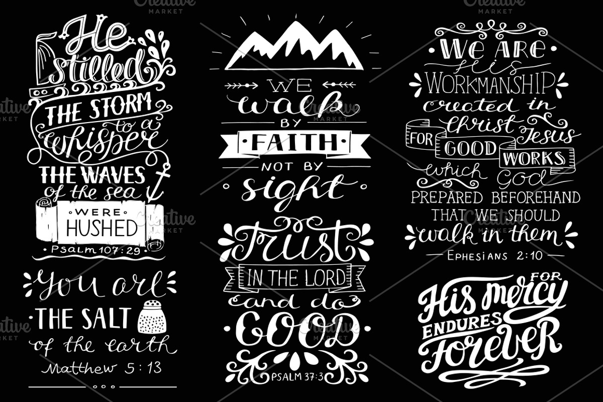 6 GREAT BIBLE VERSES part 5, an Illustration by Ola-la-la (Photo 9 of 10)