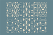 FishScale ArtDeco Patterns V3, a Pattern Graphic by Firowerk (Thumbnail 5 of 6)