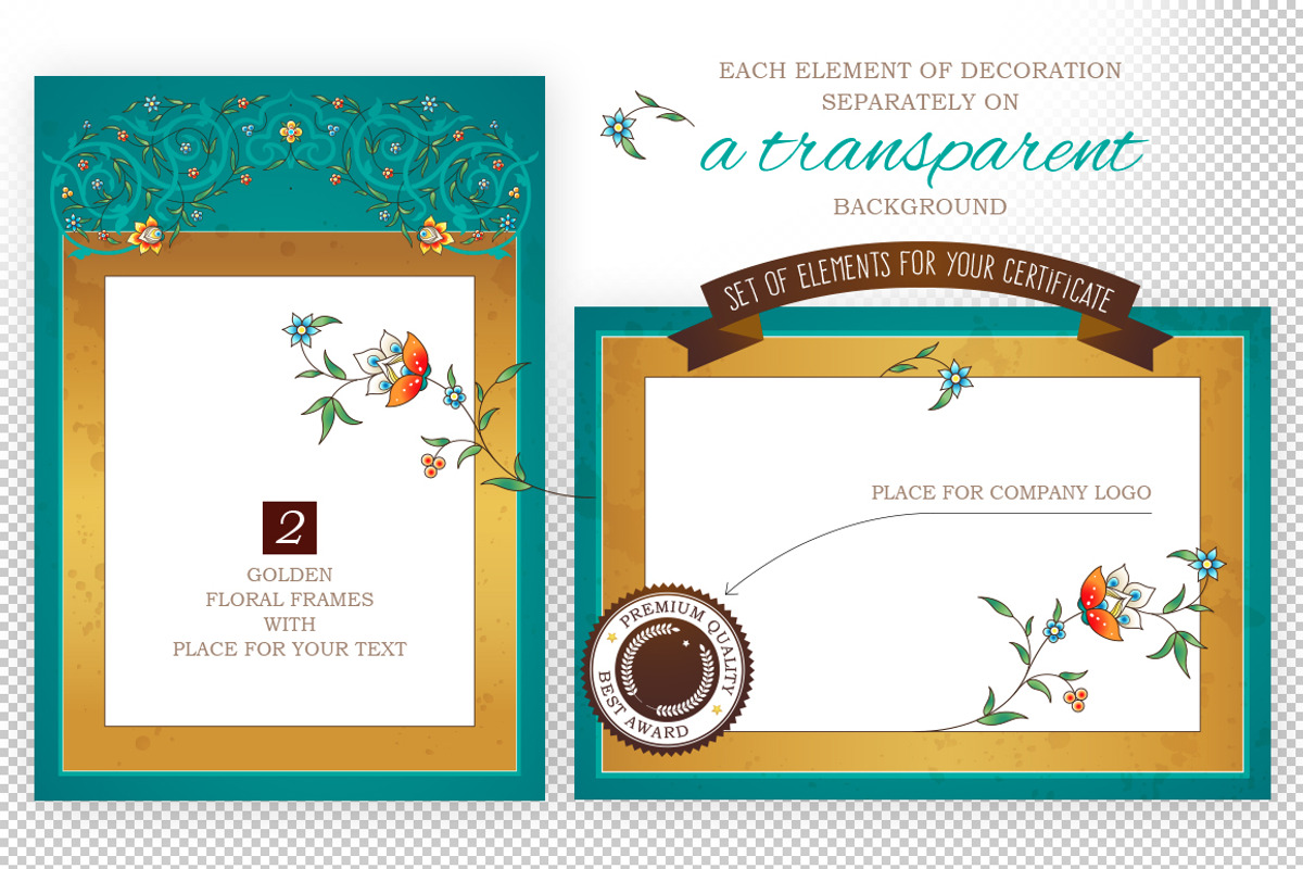 Templates Of Certificate&Frame.Vol.3 preview 3