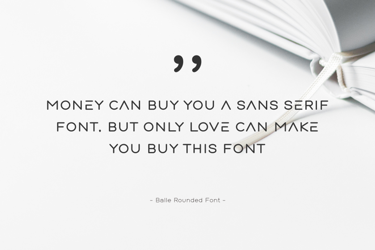 BALLE (Rounded Font) preview 4