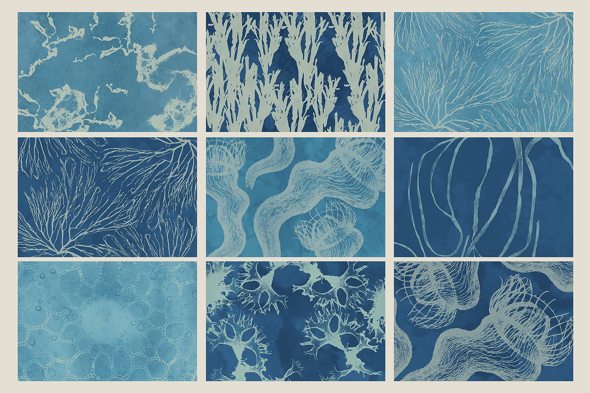 Ocean Shots hand drawn backgrounds, a Background Graphic by DigARTbyHavroshka (Photo 9 of 10)