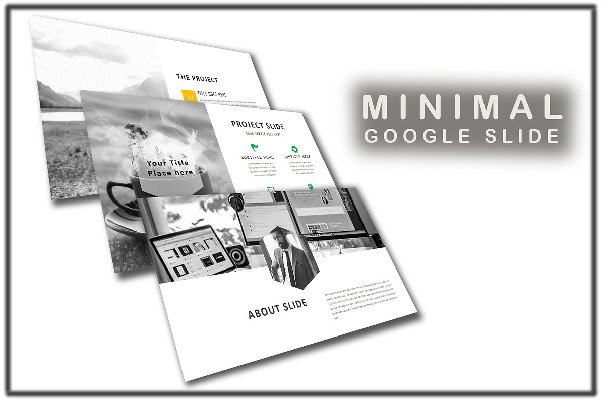Blanked - Minimal Google Slides, a Presentation Template by Putra Khan (Photo 1 of 9)