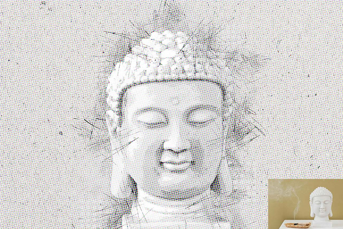 Sketch Halftone FX Photoshop Action, an Action Add-On by Studio Retouch (Photo 14 of 15)