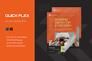 Quick Flex - Flyer Template, a Flyer Template by StreaksideStd (Thumbnail 1 of 3)