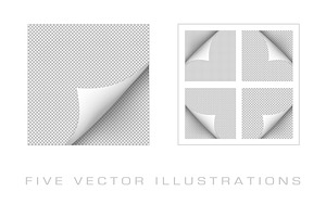 Curled corner of paper, a Texture Graphic by majcot