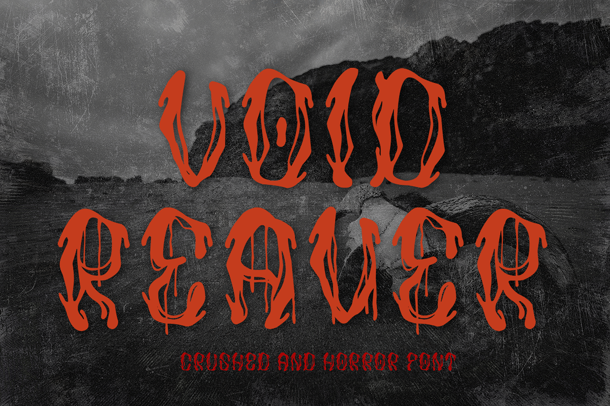 Void Reaver, a Font by zamjumps (Photo 1 of 7)