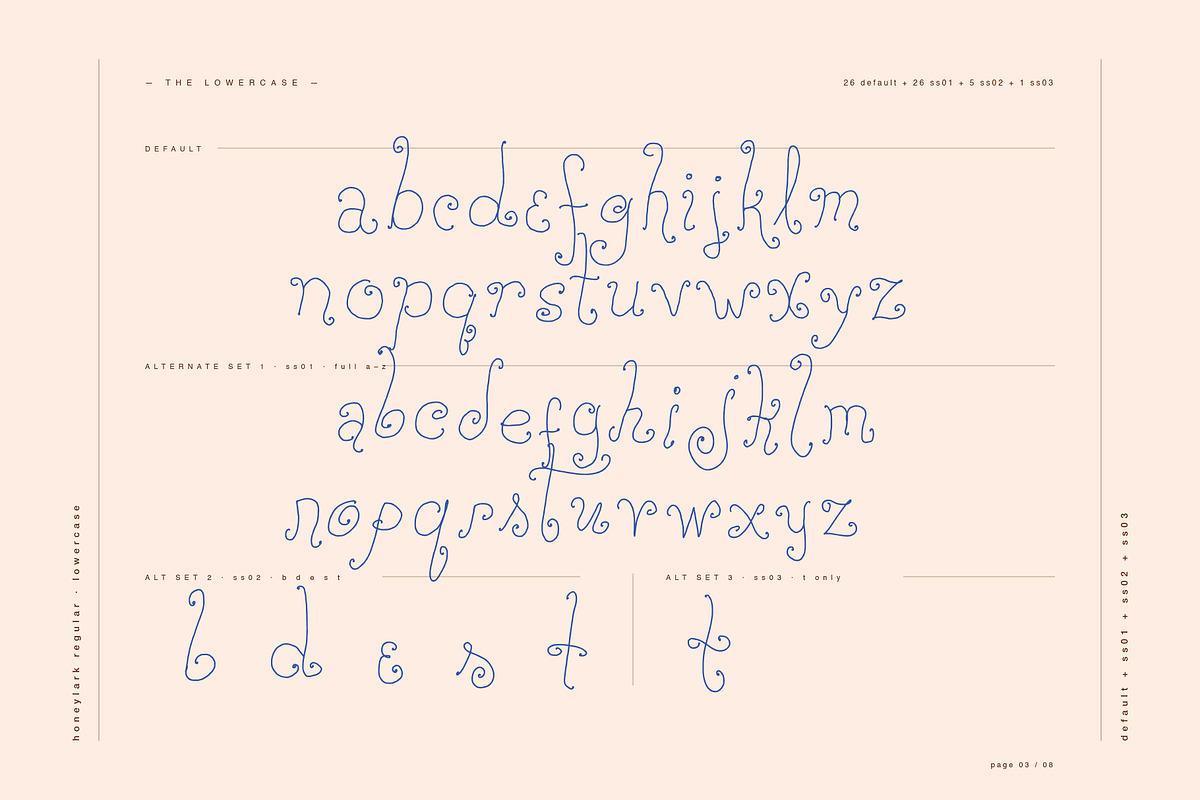 Honeylark Whimsical Curly Font, a Handwritten Font by PeachCreme (Photo 6 of 13)
