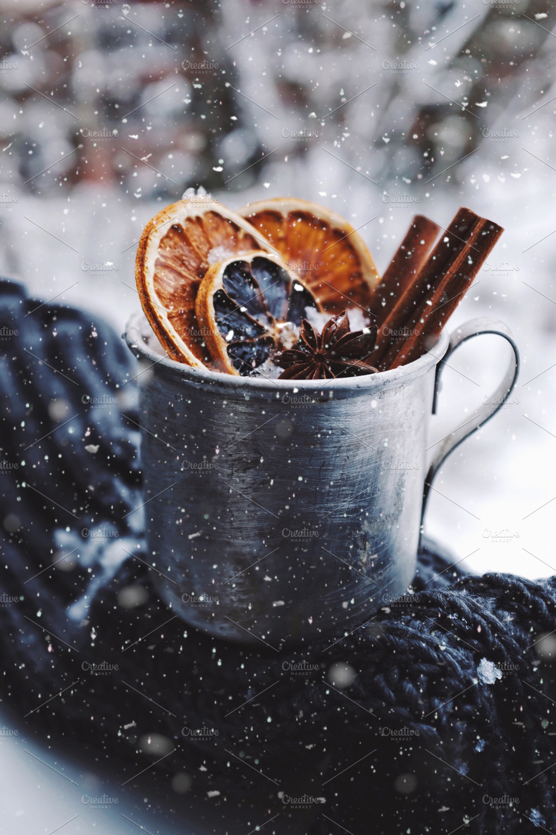 Mulled wine containing mulled wine, winter, and spices, a Holiday Photo by so_lizaveta