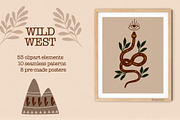 WILD WEST. Western collection, a Decorative Illustration by EasyArt (Thumbnail 2 of 11)