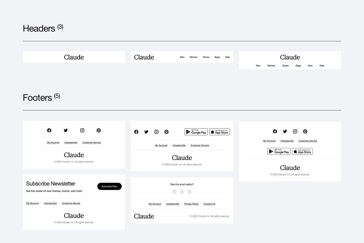Claude - Fashion Email Templates, an Email Template by Aldy Pratama (Photo 7 of 7)