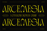 ARTEMESIA – A STYLISH DISPLAY SERIF, a Serif Font by RedyStudio (Thumbnail 1 of 10)