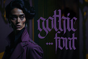 Gothic font 04, a Blackletter Font by GeekClick (Thumbnail 2 of 9)