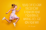 Pooling Around Font, a Sans Serif Font by Denise Chandler (Thumbnail 4 of 7)