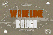Wadeline Rough, a Sans Serif Font by Craft Supply Co. (Thumbnail 1 of 8)