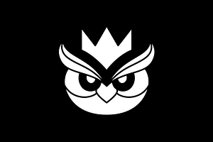 owl king owl head nocturnal logo, a Branding & Logo Template by devastd