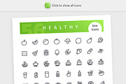 Health 700+ Line Icons Bundle, an Outline Icon by Voysla's Shop (Thumbnail 3 of 8)