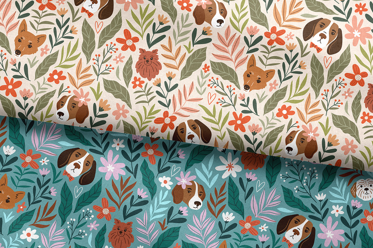 DOG PORTRAITS & COMPOSITIONS, a Pattern Graphic by Alenkakarabanova (Photo 2 of 5)