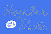 CS Darla Dashed, a Script Font by Craft Supply Co. (Thumbnail 5 of 8)