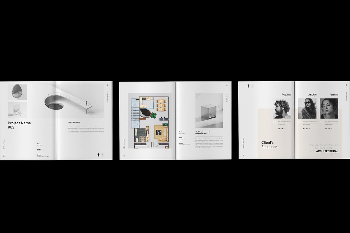 Architecture Portfolio Template, a Brochure Template by TemplateFolio-Shop (Photo 11 of 15)