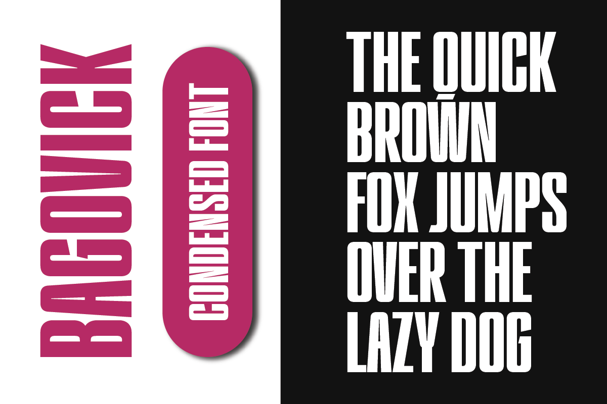 Bagovick - Sans Condensed Font, a Sans Serif Font by Comactype Foundry (Photo 13 of 16)