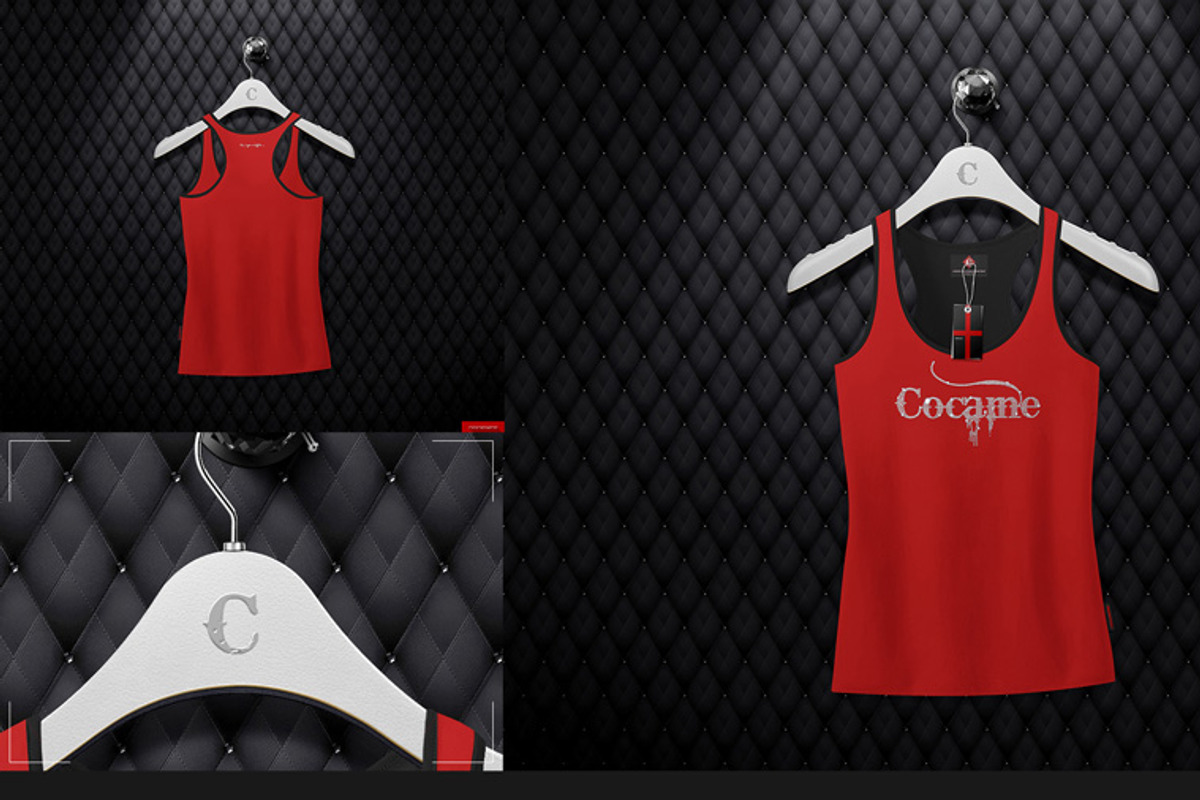 Racerback Tank On 5 Stages Mock-up, a Hoody Mockup by Mocca Mockups Store (Photo 47 of 68)