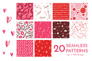 Modern Love | Seamless Patterns, a Pattern Graphic by The Collective Studio (Thumbnail 4 of 9)