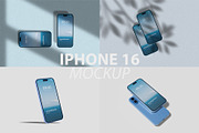 iphone 16 mockup, a Mockup by mojojojo97 (Thumbnail 1 of 11)