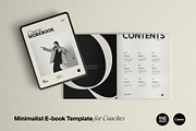 Minimal Ebook Template Canva, a Magazine Template by Row Creative (Thumbnail 1 of 9)
