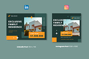 Real Estate Social Media Banner, a Social Media Template by Rahardi Creative (Thumbnail 3 of 4)