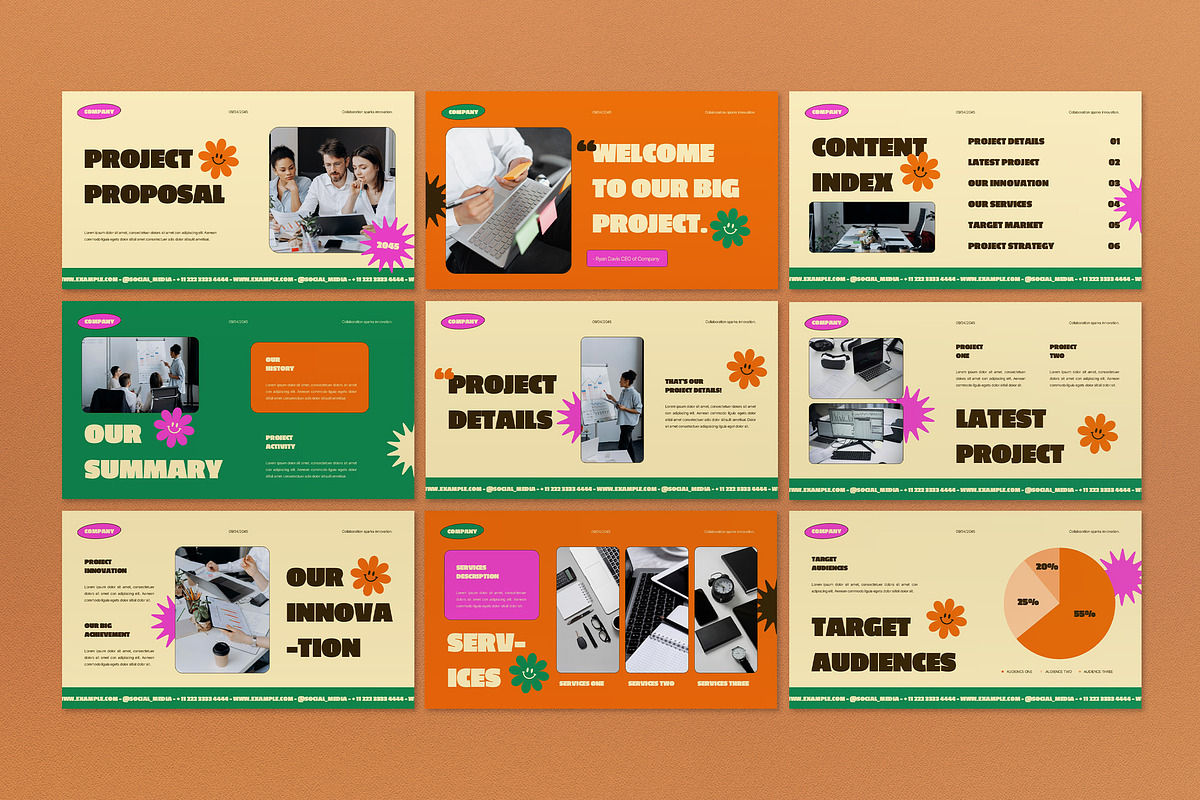 Cream Retro Project Proposal Keynote, a Presentation Template by graphicook (Photo 3 of 4)