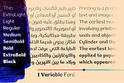 Aligarh Arabic - Arabic Font Family, a Slab Serif Font by Namela Studio (Thumbnail 2 of 7)