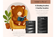 The Cozy Brush set, a Brush Add-On by Tanya’s Digital Art (Thumbnail 6 of 10)