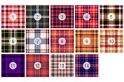 #183 Halloween Check Patterns, a Pattern Graphic by Plaid4You (Thumbnail 2 of 5)