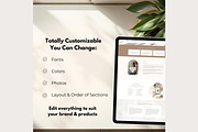 Systeme.io Brown Lead Funnel, a Landing Page Template by Hayley's Digital Hub (Thumbnail 5 of 10)