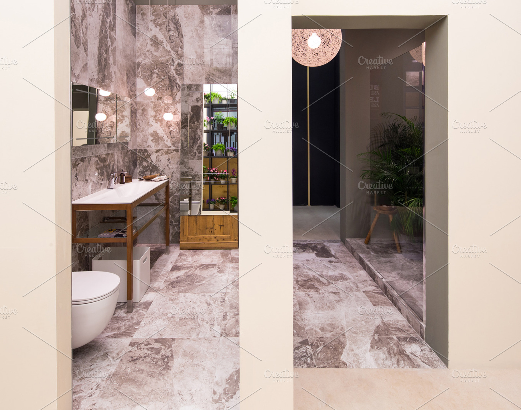 Bathroom stock photo containing architecture and architectural photography, an Architecture Photo by Altkat