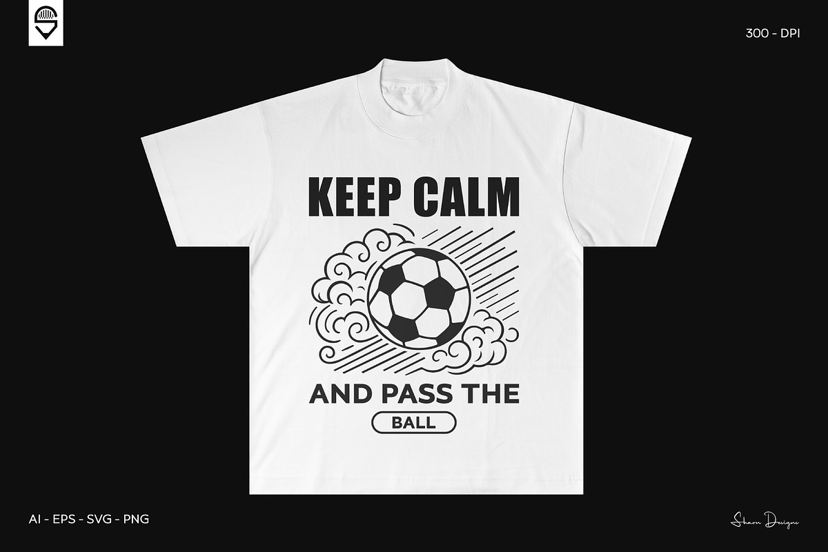 Funny Football Quote T-Shirt Design, a Sport Illustration by shaondesigns (Photo 3 of 6)