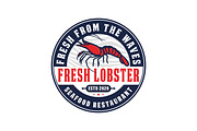 Seafood Restaurant Badge Logos, a Branding & Logo Template by Billah Hub (Thumbnail 2 of 3)
