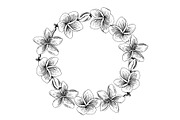 Tropical flowers and leaves, an Illustration by Elena Dorosh (Thumbnail 4 of 7)