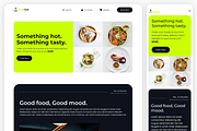 One-page Restaurant website, a Landing Page Template by Design Lab (Thumbnail 2 of 7)