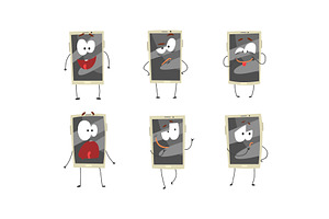 Cartoon Smartphone Device Having, a Technology Illustration by TopVectors