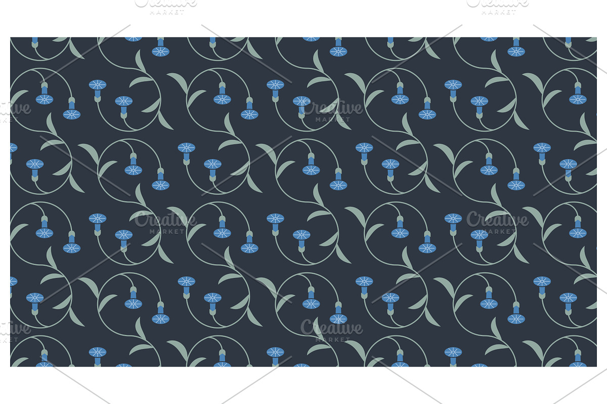 Floral pattern design, a Decorative Illustration by Creative Backgrounds