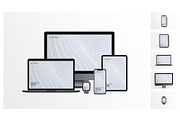 360 device mockup bundle iphone, a Device Mockup by FoundImages (Thumbnail 58 of 84)