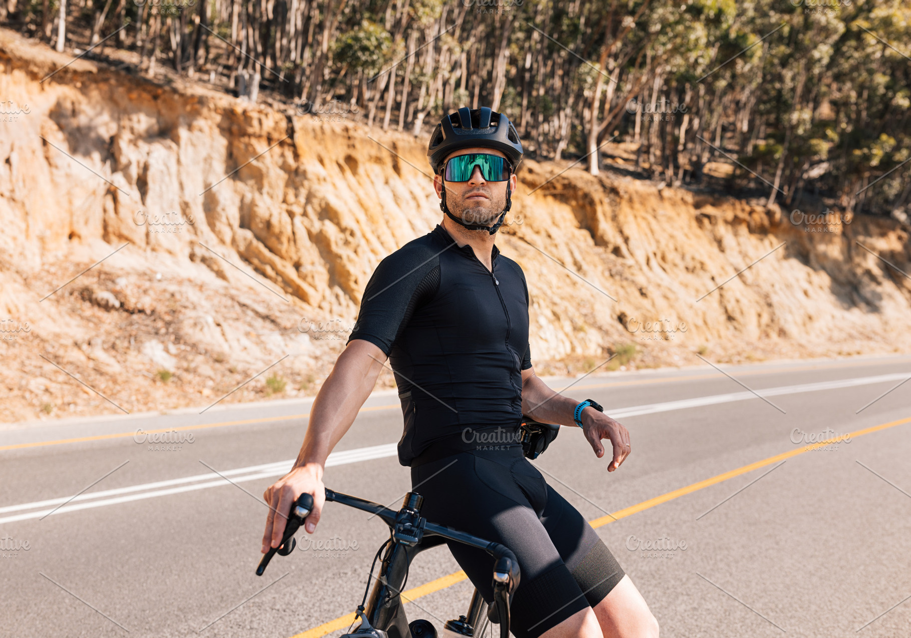 Cyclist in sunglasses, a Sports & Recreation Photo by Artem Varnitsin
