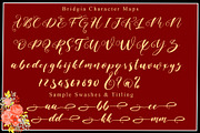 Bridgia Valentine, a Script Font by Aldedesign (Thumbnail 6 of 9)